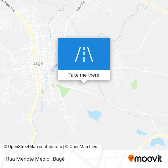 Rua Menote Médici map
