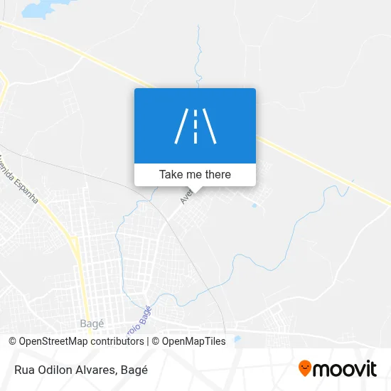 Rua Odilon Alvares map