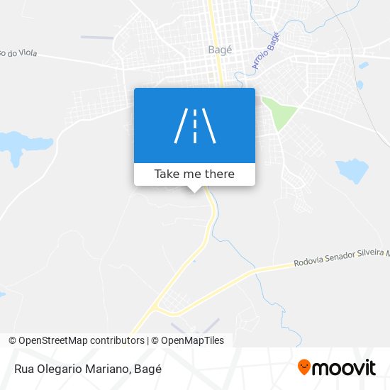 Mapa Rua Olegario Mariano