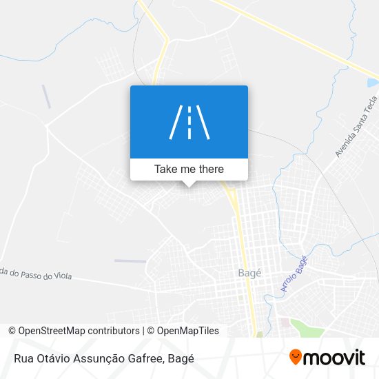 Rua Otávio Assunção Gafree map