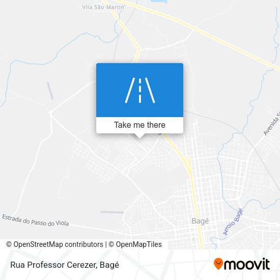 Rua Professor Cerezer map