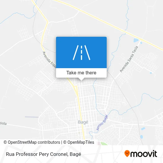 Rua Professor Pery Coronel map