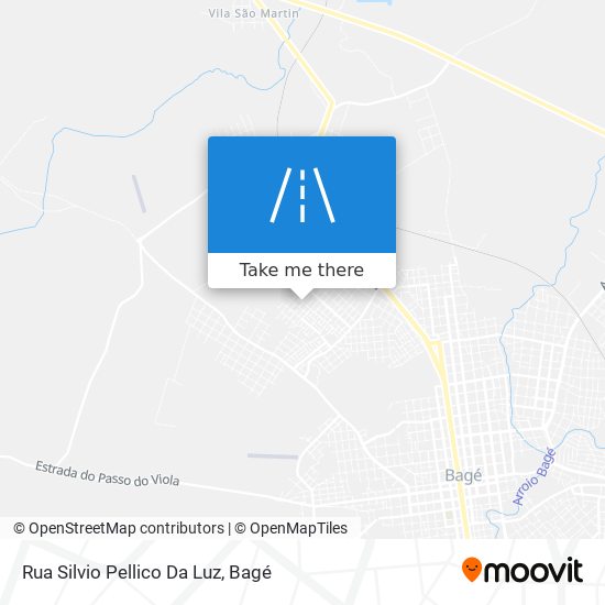 Rua Silvio Pellico Da Luz map