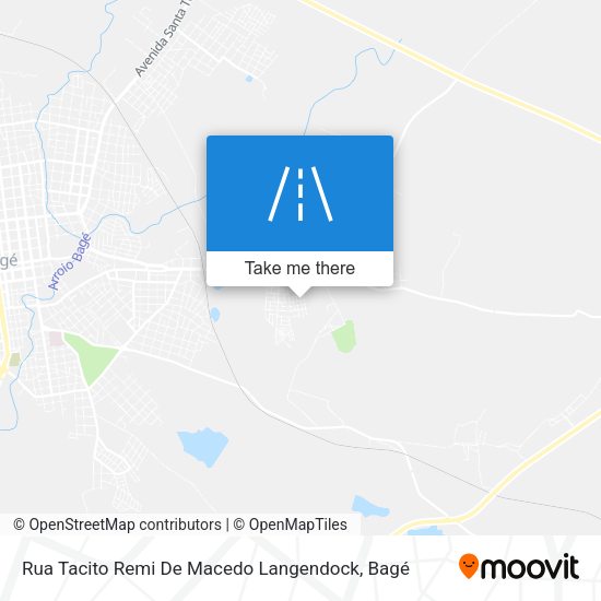 Rua Tacito Remi De Macedo Langendock map