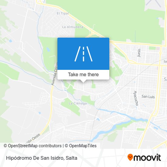 Hipódromo De San Isidro map