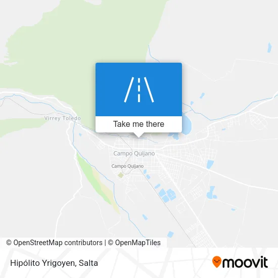 Hipólito Yrigoyen map