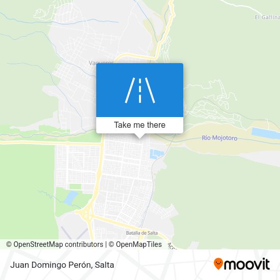 Juan Domingo Perón map