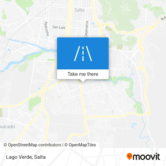 Lago Verde map