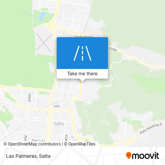 Mapa de Las Palmeras