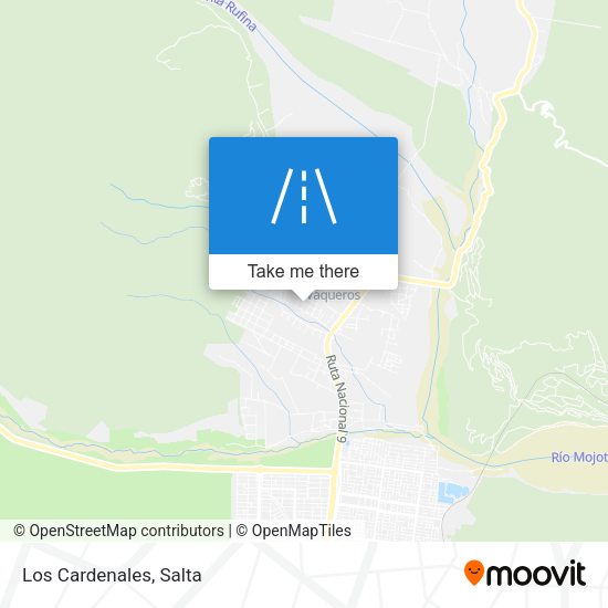 Mapa de Los Cardenales