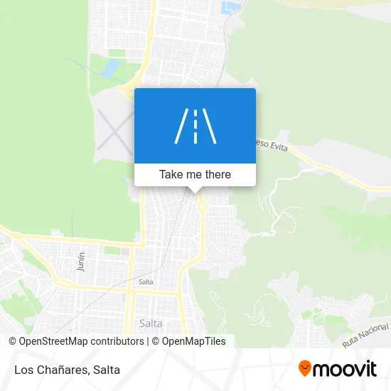 Los Chañares map