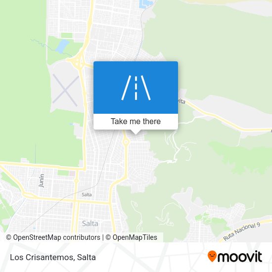 Mapa de Los Crisantemos