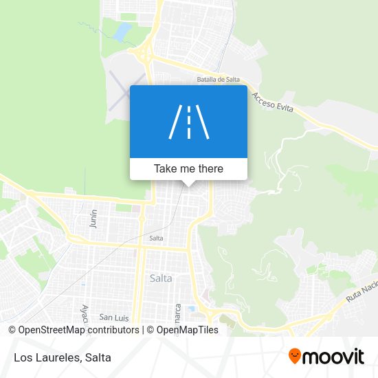 Los Laureles map