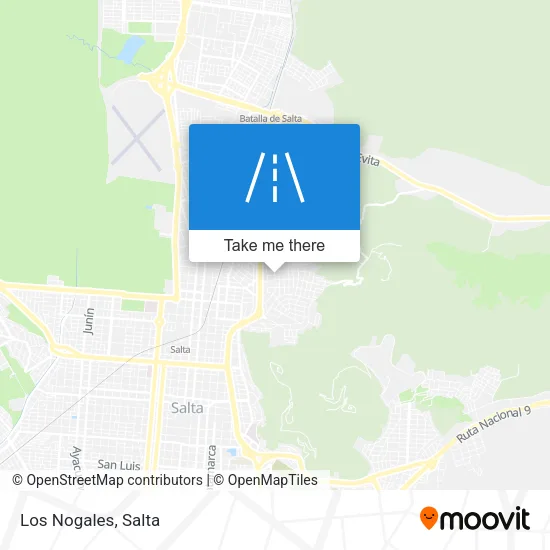 Mapa de Los Nogales