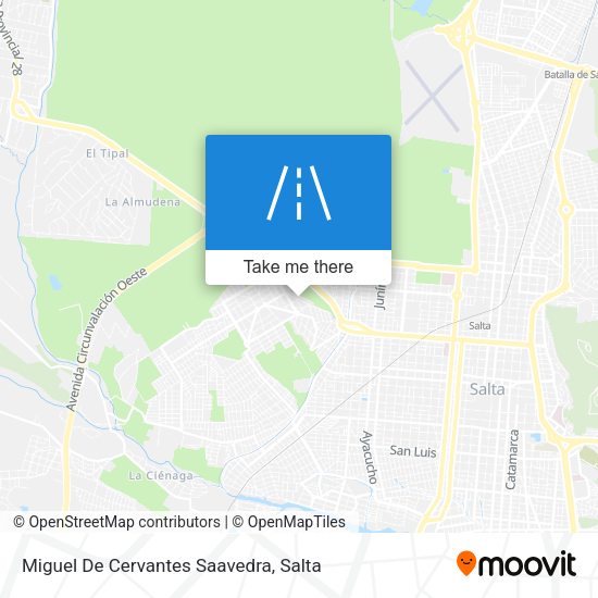 Mapa de Miguel De Cervantes Saavedra