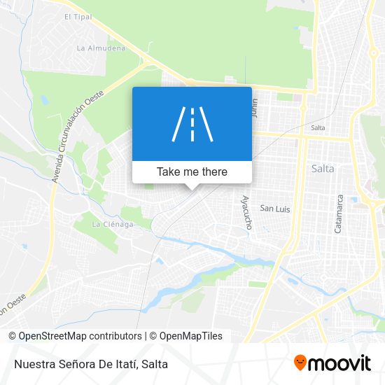Nuestra Señora De Itatí map