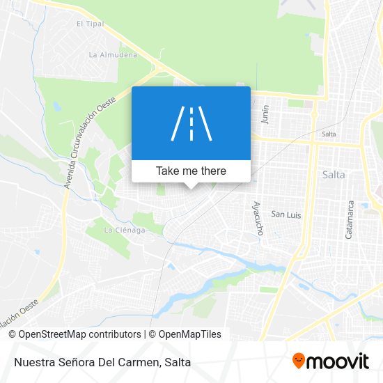 Mapa de Nuestra Señora Del Carmen