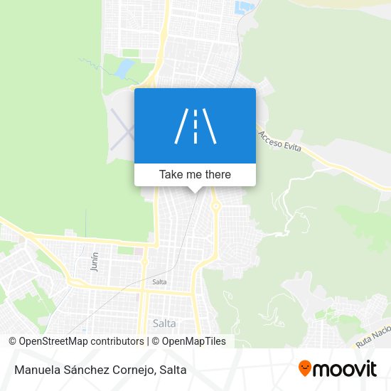 Mapa de Manuela Sánchez Cornejo
