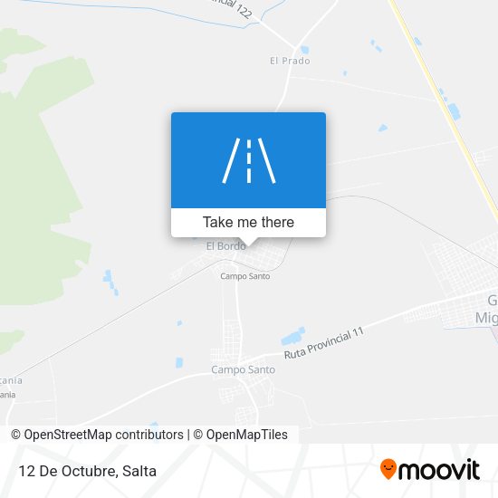 Mapa de 12 De Octubre