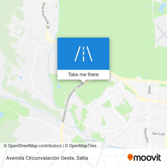 Avenida Circunvalación Oeste map