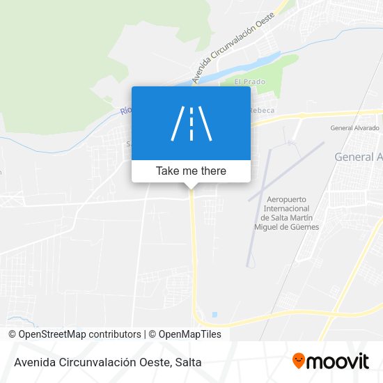 Avenida Circunvalación Oeste map