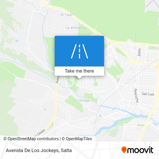 Avenida De Los Jockeys map
