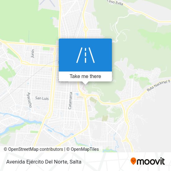 Mapa de Avenida Ejército Del Norte