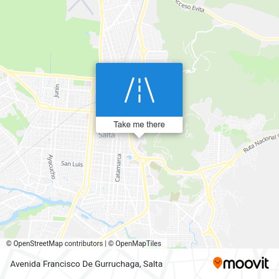 Mapa de Avenida Francisco De Gurruchaga