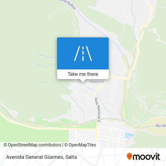 Avenida General Güemes map