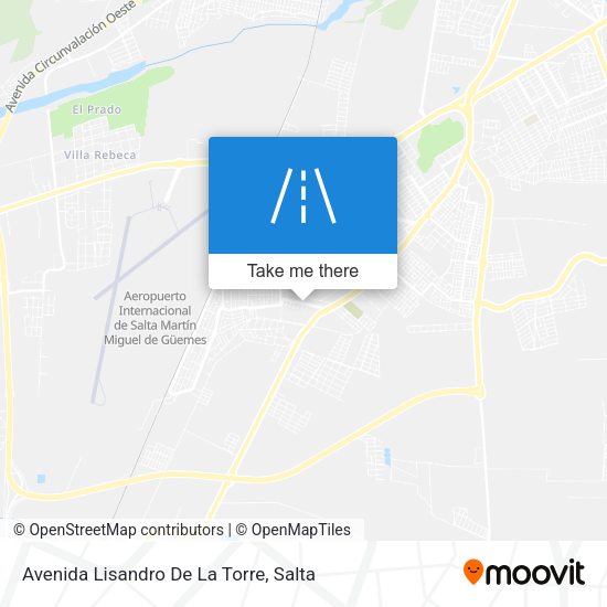 Mapa de Avenida Lisandro De La Torre