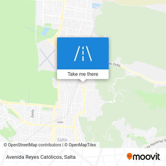 Avenida Reyes Católicos map