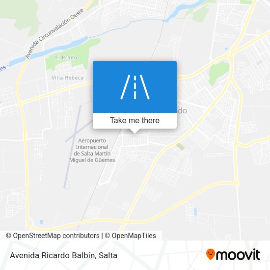 Avenida Ricardo Balbín map