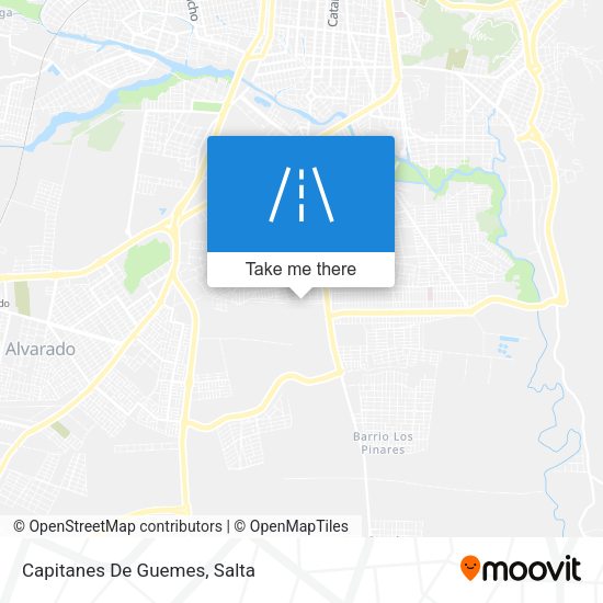 Mapa de Capitanes De Guemes