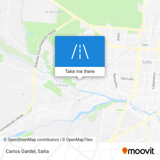 Mapa de Carlos Gardel