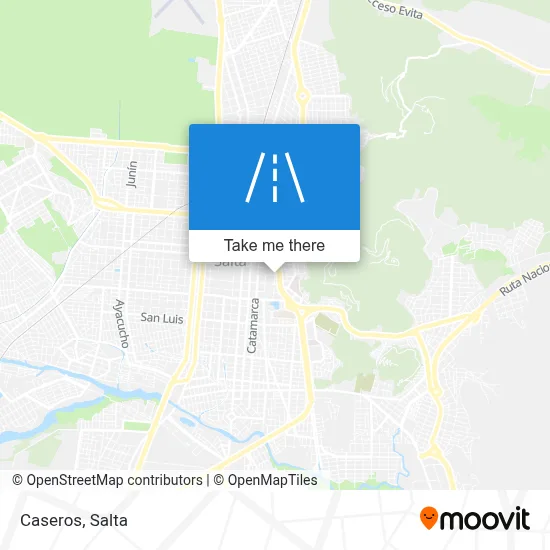 Caseros map