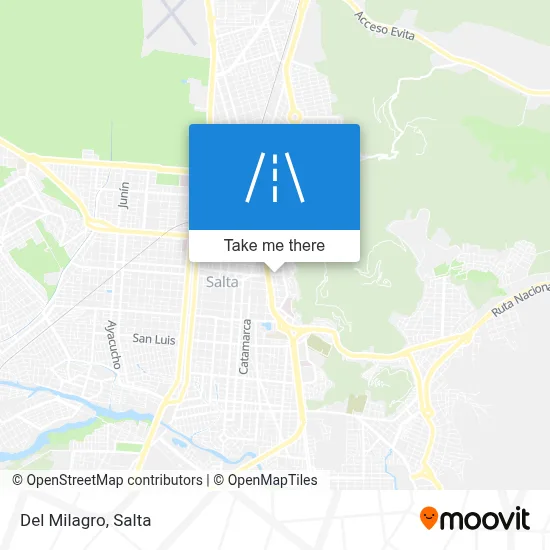 Del Milagro map