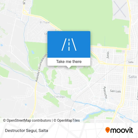 Mapa de Destructor Seguí