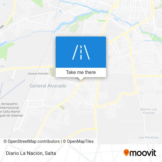 Mapa de Diario La Nación