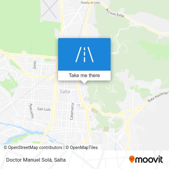Doctor Manuel Solá map