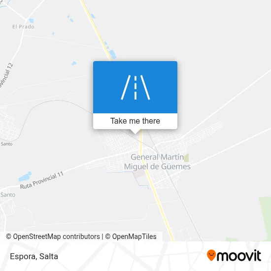 Espora map