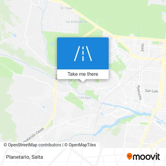 Mapa de Planetario