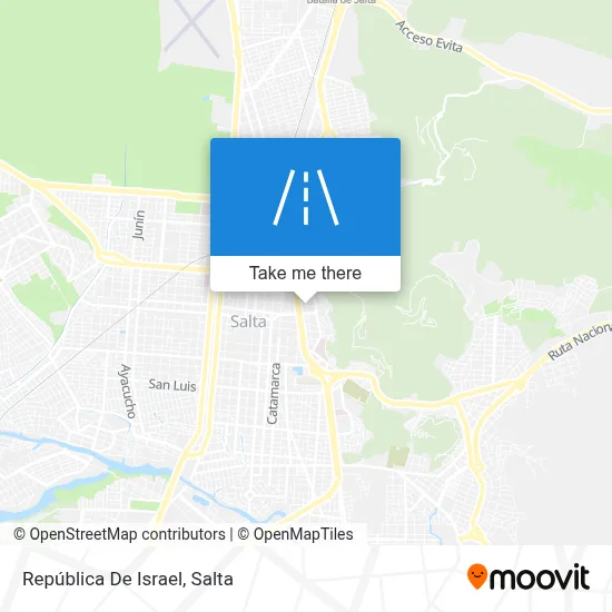 República De Israel map