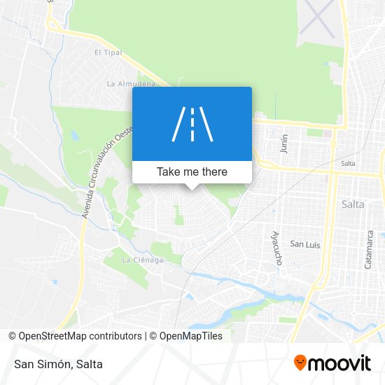Mapa de San Simón