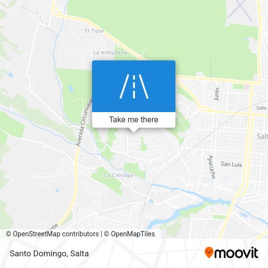 Mapa de Santo Domingo