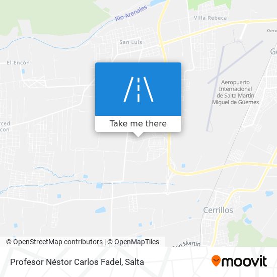 Profesor Néstor Carlos Fadel map