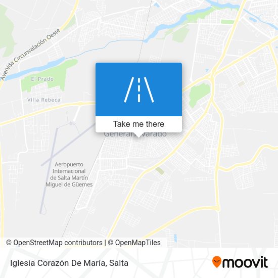 Mapa de Iglesia Corazón De María