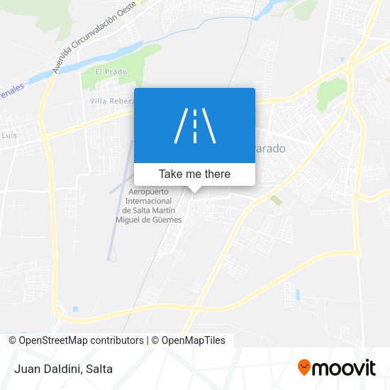 Mapa de Juan Daldini