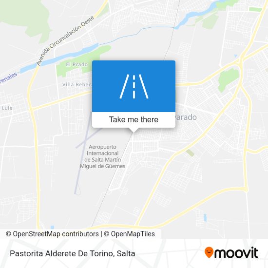 Pastorita Alderete De Torino map