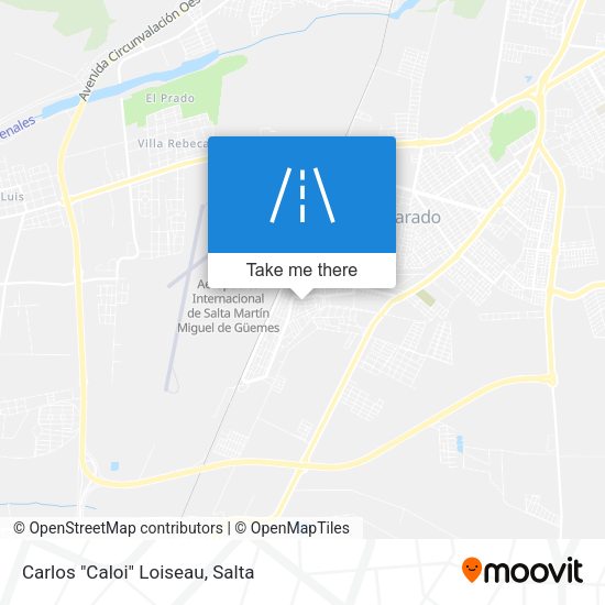 Mapa de Carlos "Caloi" Loiseau