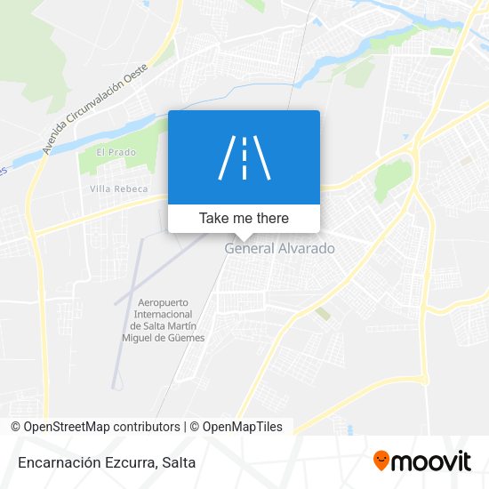 Mapa de Encarnación Ezcurra